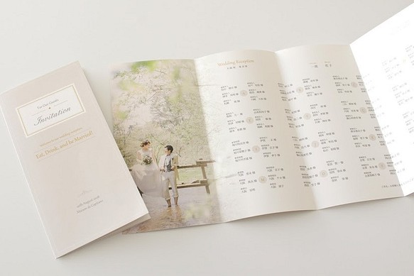 Wedding Profilebook & 席次表 “colors”