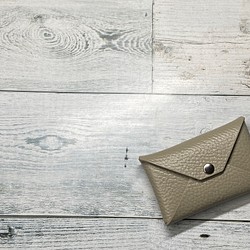 ✉L.A.N's  CCB  leather case ✉【牛革　グレージュ系】 1枚目の画像