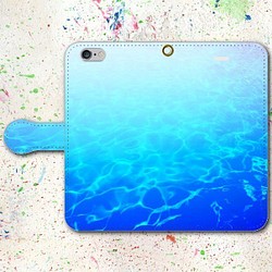 iPhone安卓筆記本型智能手機殼海水面【免費送貨】 第1張的照片