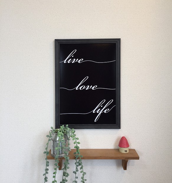 LIVE LOVE LIFE⭐︎ポスター インテリア  北欧風 雑貨 アート 1枚目の画像