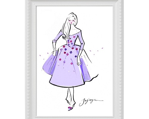 プリント品】Enjoy my fashion その１ 【Jojo Yan】 イラスト Jojo Yan