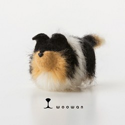 woowan 【牧羊犬】羊毛氈擺飾 第1張的照片