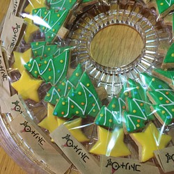 クリスマスアイシングクッキー(名入れ)10個〜 1枚目の画像