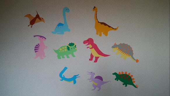壁面【恐竜】フルセット 1枚目の画像